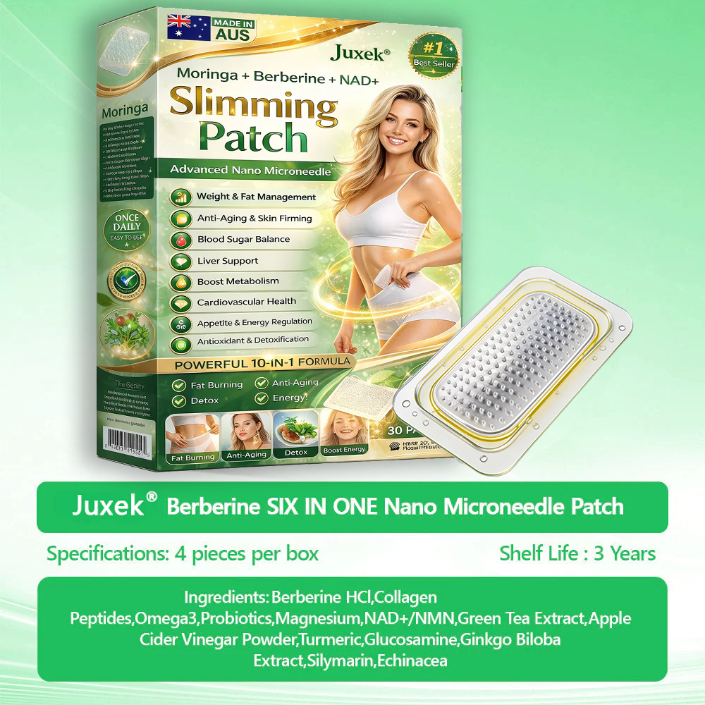 New 2026 Upgrade:  𝐉𝐮𝐱𝐞𝐤® Berberine 6-in-1 Nano Microneedle 𝖯𝚊𝗍𝖼𝗁 with Science-Backed Formula