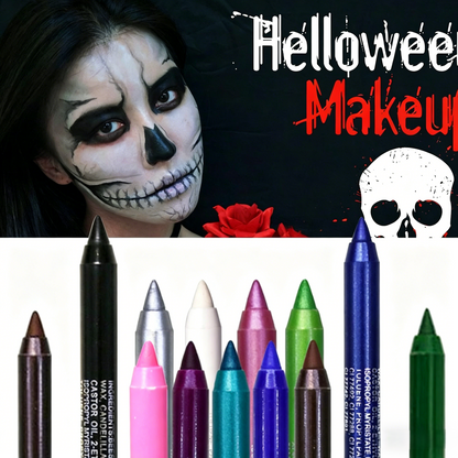 10 Colorful Gel Eyeliner Pens 🌈 Waterproof, Smooth & Long-Lasting-EV