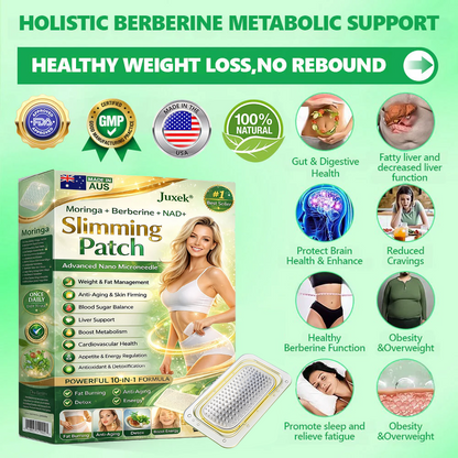 New 2026 Upgrade:  𝐉𝐮𝐱𝐞𝐤® Berberine 6-in-1 Nano Microneedle 𝖯𝚊𝗍𝖼𝗁 with Science-Backed Formula