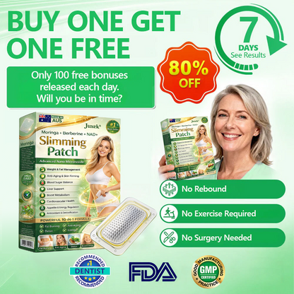 New 2026 Upgrade:  𝐉𝐮𝐱𝐞𝐤® Berberine 6-in-1 Nano Microneedle 𝖯𝚊𝗍𝖼𝗁 with Science-Backed Formula